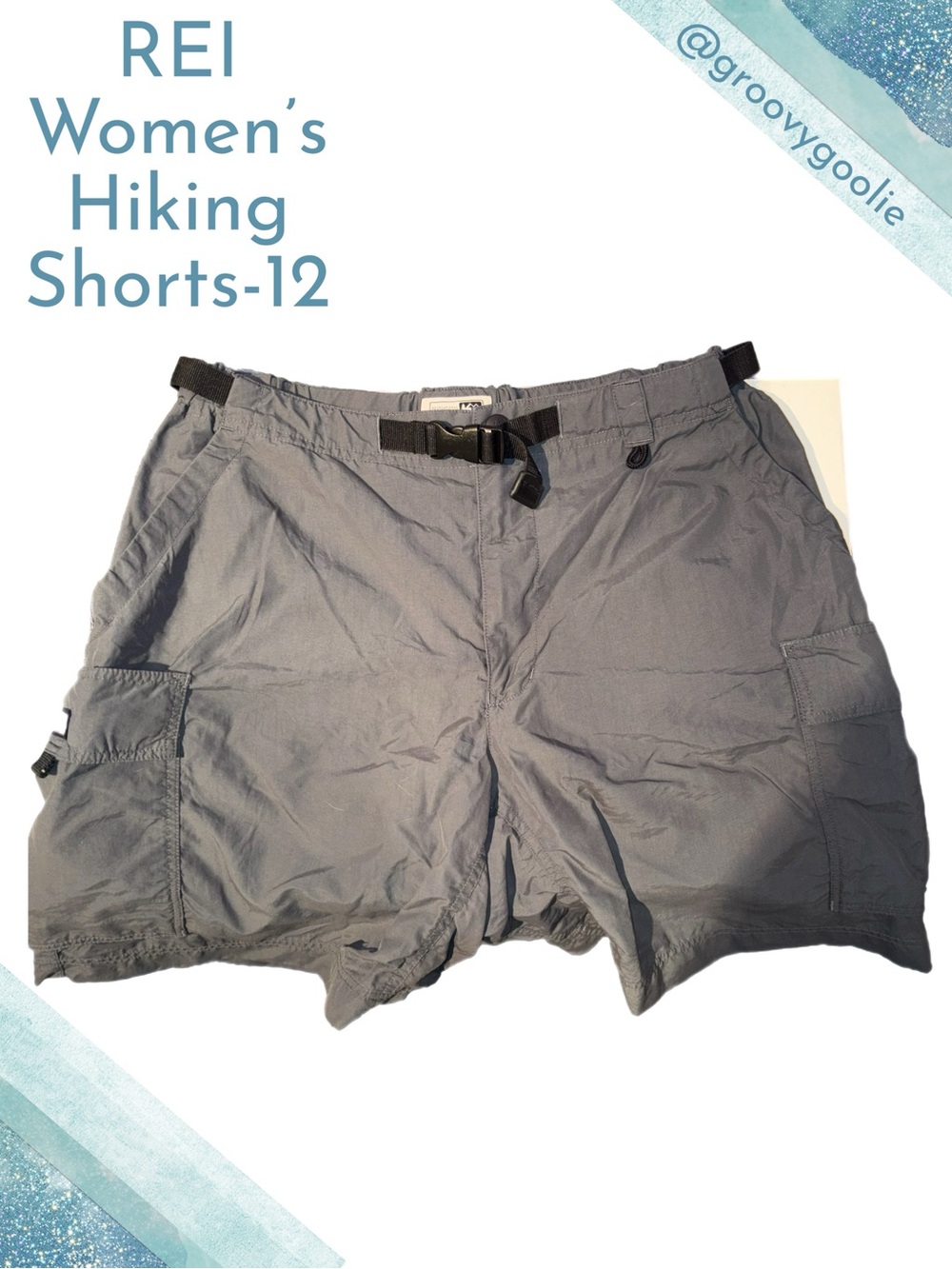 REI Women's Hiking Shorts in Gray - Size 12